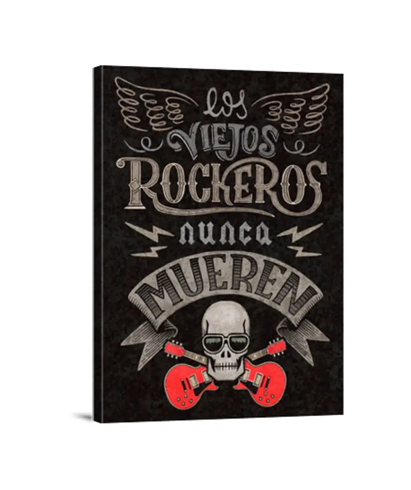 Stampa Su Tela Verticale 3:4 stampare vecchi rockers