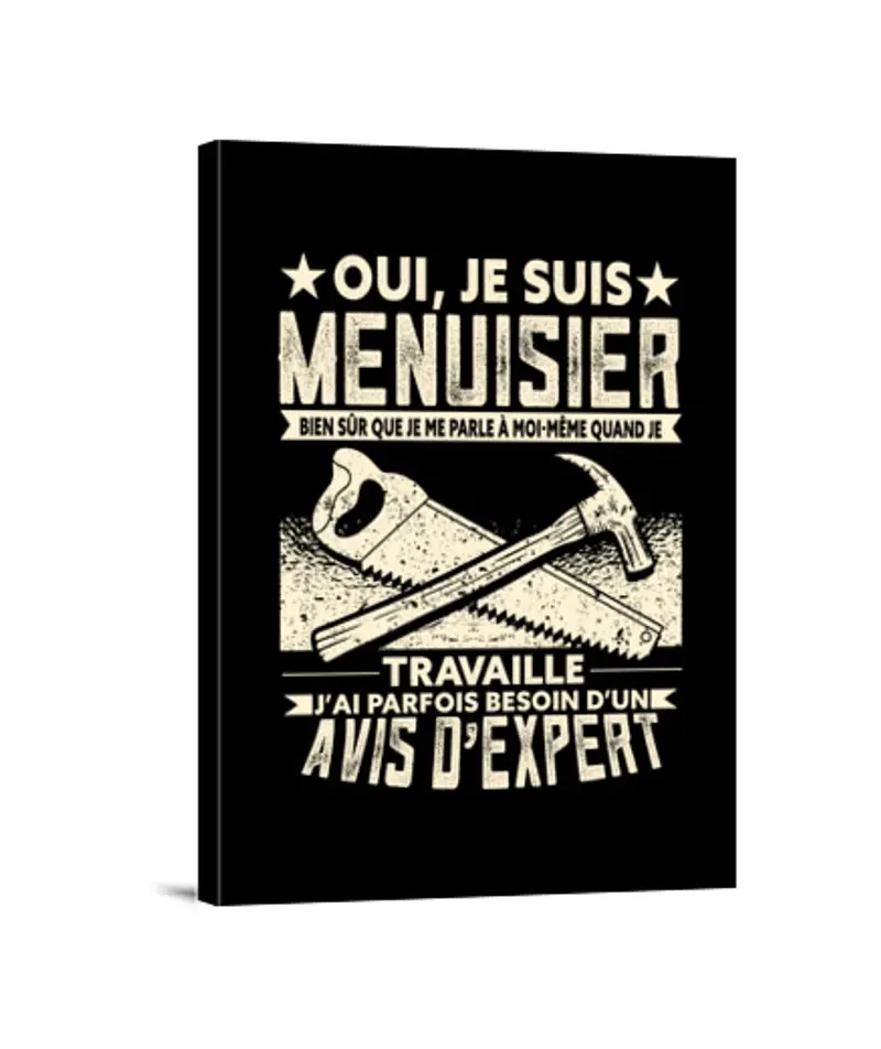 Stampa Su Tela Verticale 3: 4 umorismo da falegname