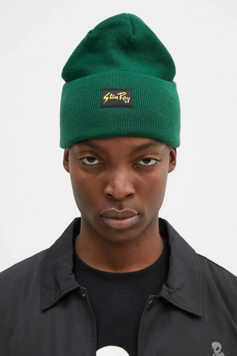 berretto Fold Beanie colore verde AW2408682
