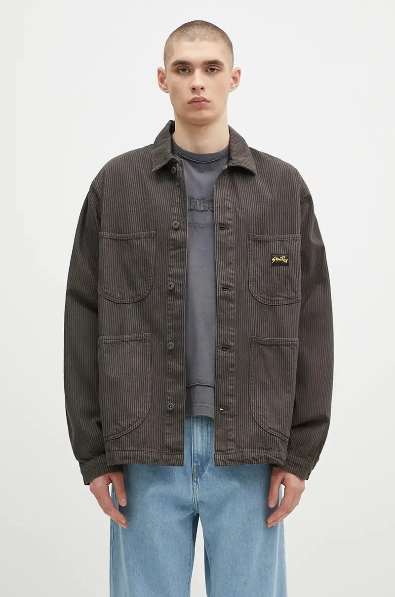 camicia in cotone uomo colore verde AW2404629