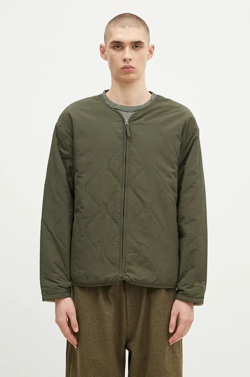 giacca reversibile uomo colore verde AW2404046