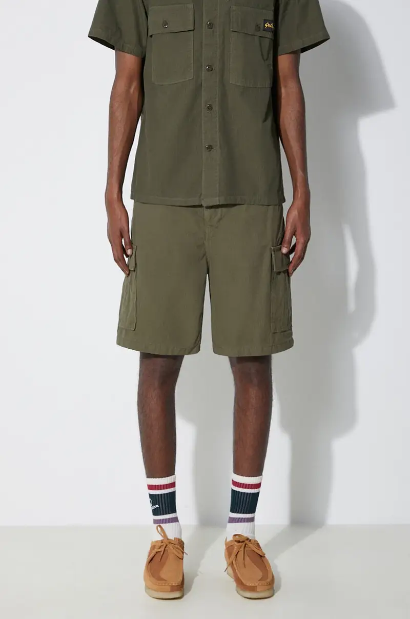 pantaloncini in cotone Cargo colore verde SS2402622