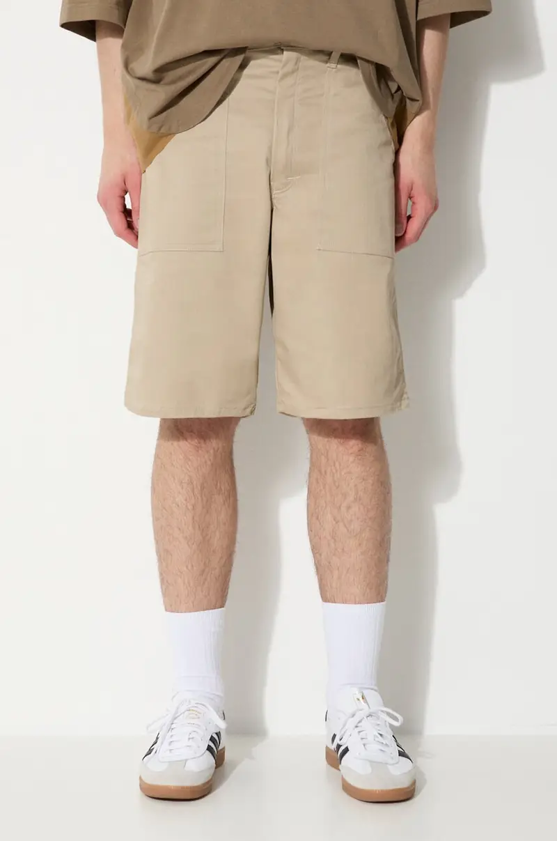 pantaloncini in cotone Fatigue colore beige SS19-5500