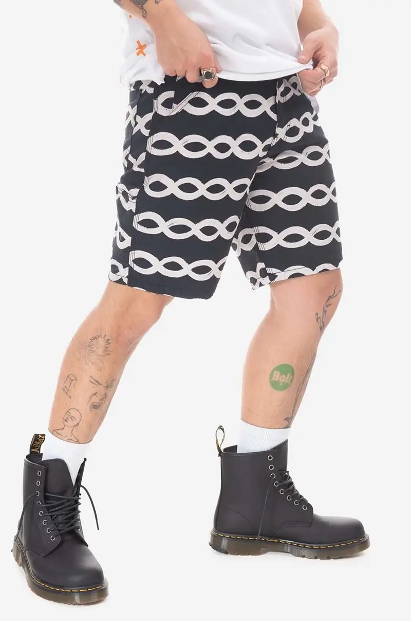 pantaloncini Painter uomo Nero