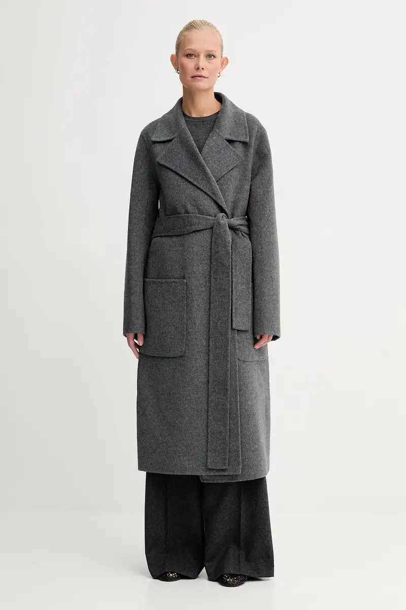 cappotto con lana Susie colore grigio 66605-8554