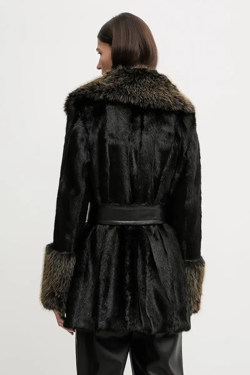 cappotto Fae Nero miniatura 3