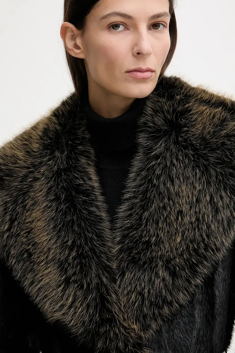 cappotto Fae Nero miniatura 4