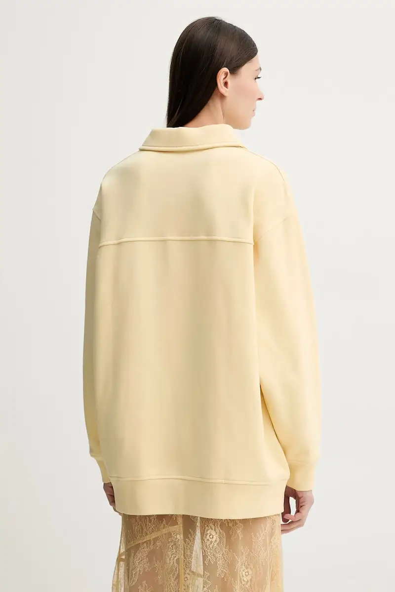 felpa in cotone Emberynn donna colore giallo 66456-8505 miniatura 3