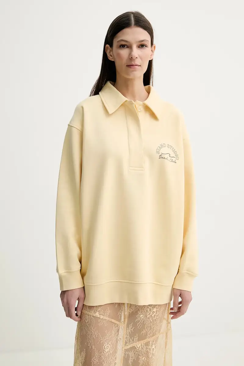 felpa in cotone Emberynn donna colore giallo 66456-8505