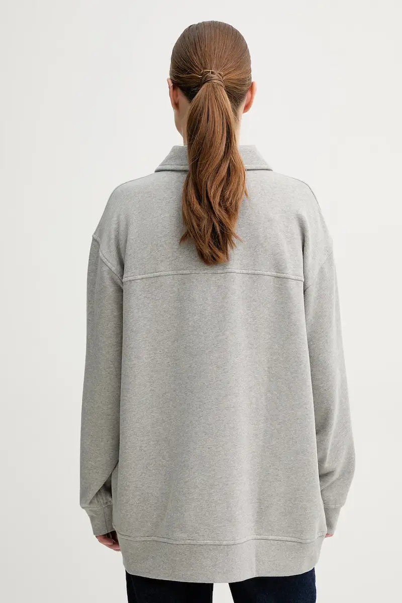 felpa in cotone Emberynn donna colore grigio 66456-8505 miniatura 3