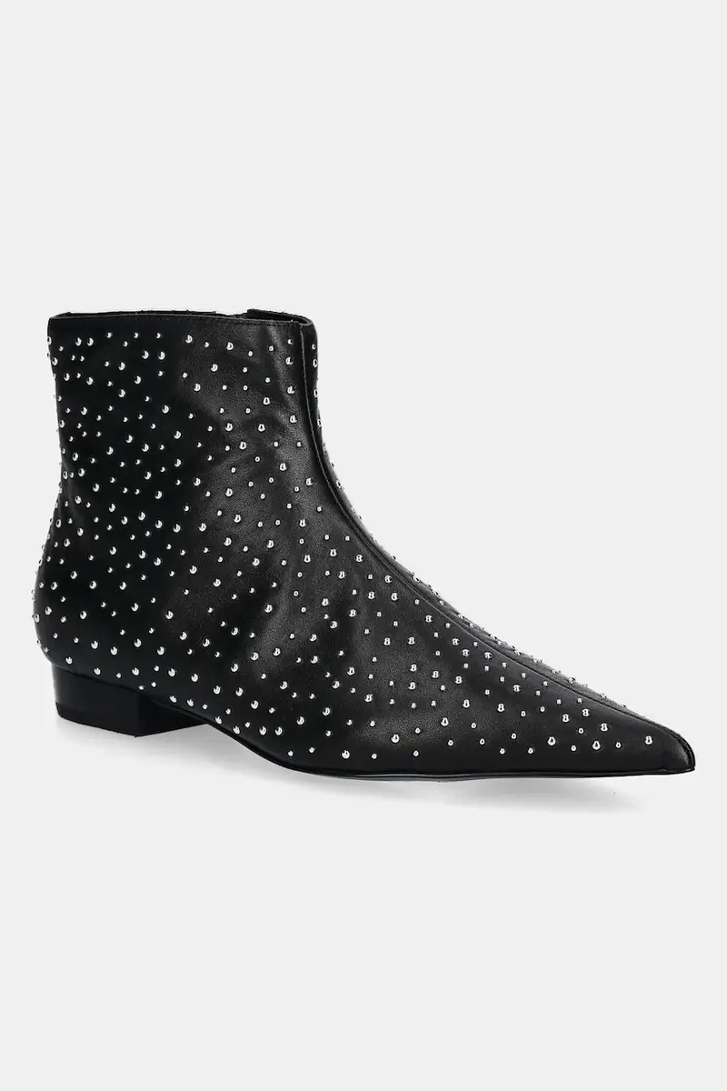 stivaletti alla caviglia in pelle Pamela Boot donna colore nero 66338-7780