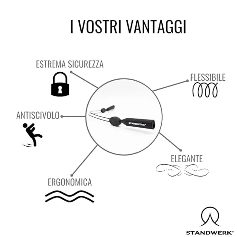 STANDWERK Occhiali sportivi 1602548 miniatura 3