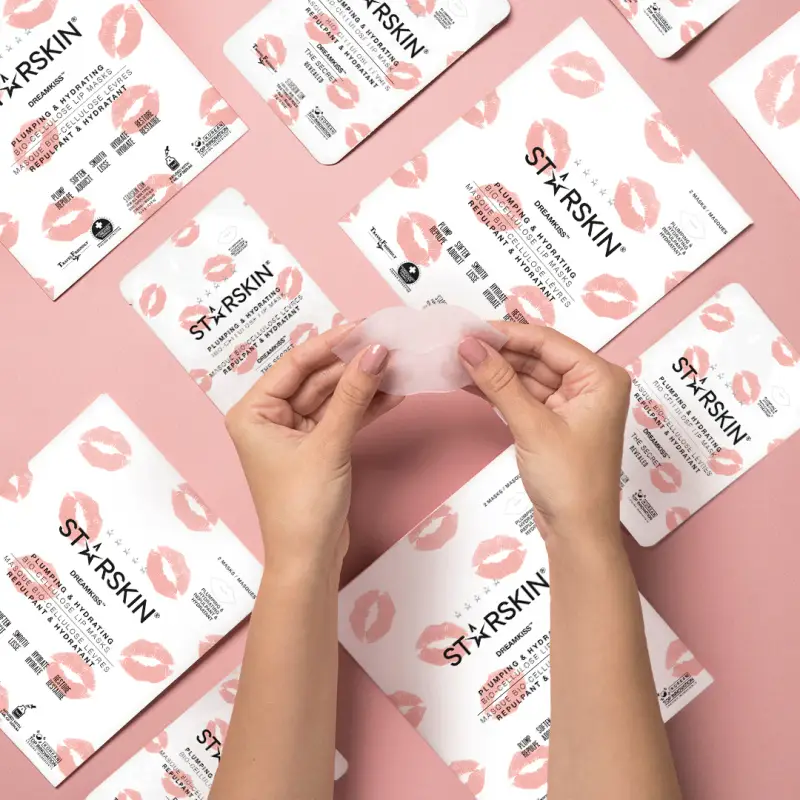 Essentials DREAMKISS™ Plumping and Hydrating Bio-Cellulose Lip Mask - Maschera labbra miniatura 3