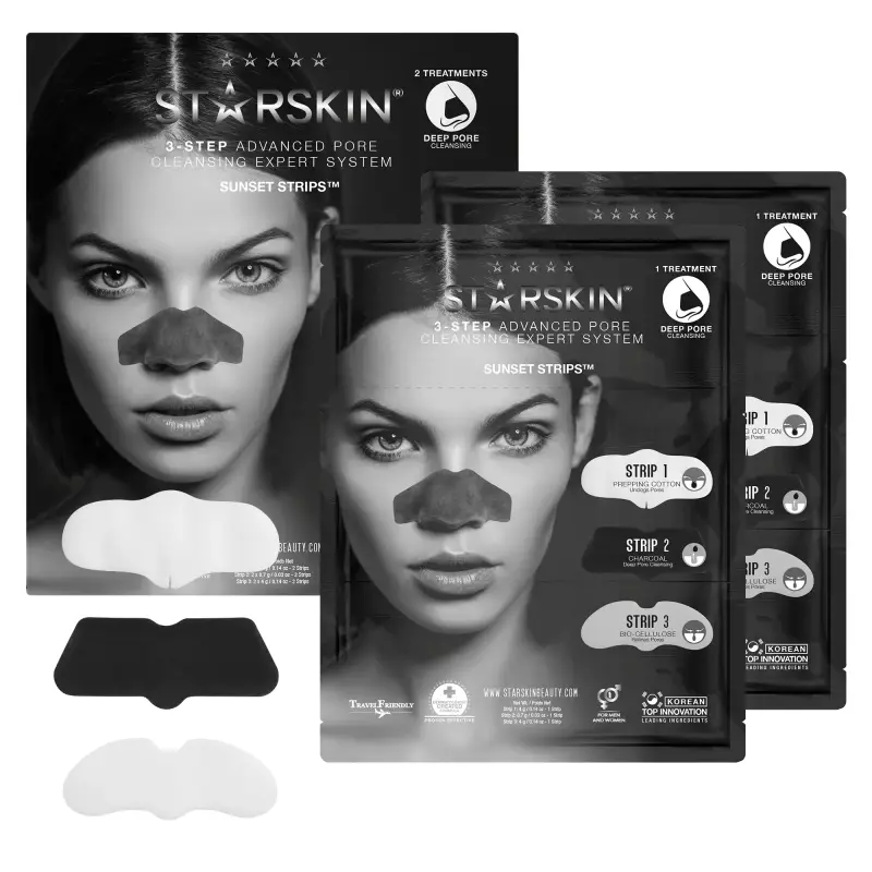 Essentials SUNSET STRIPS™ 3-Step Advanced Pore Cleansing Expert System - Maschera viso purificante