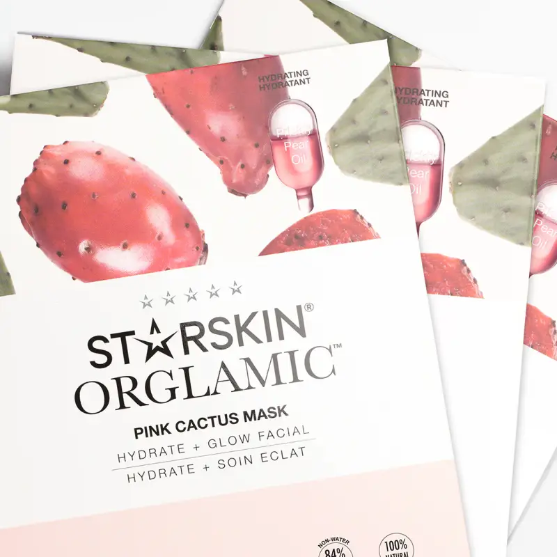 Orglamic ORGLAMIC™ Pink Cactus Mask - Maschera viso idratante miniatura 2