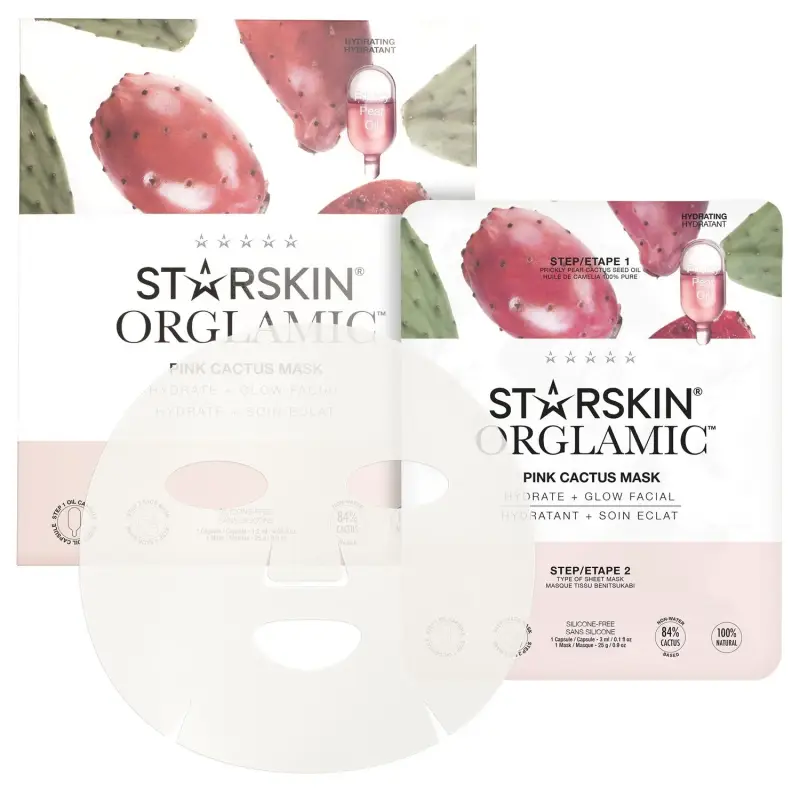 Orglamic ORGLAMIC™ Pink Cactus Mask - Maschera viso idratante