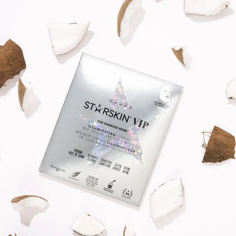VIP VIP THE DIAMOND MASK™ Illuminating Bio-Cellulose Face Mask - Maschera illuminante viso miniatura 2