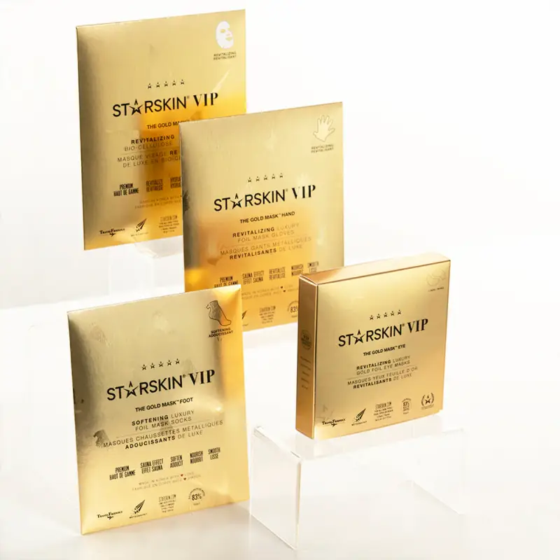 VIP VIP THE GOLD MASK™ Revitalizing Luxury Bio-Cellulose Face Mask - Maschera viso idratante miniatura 4