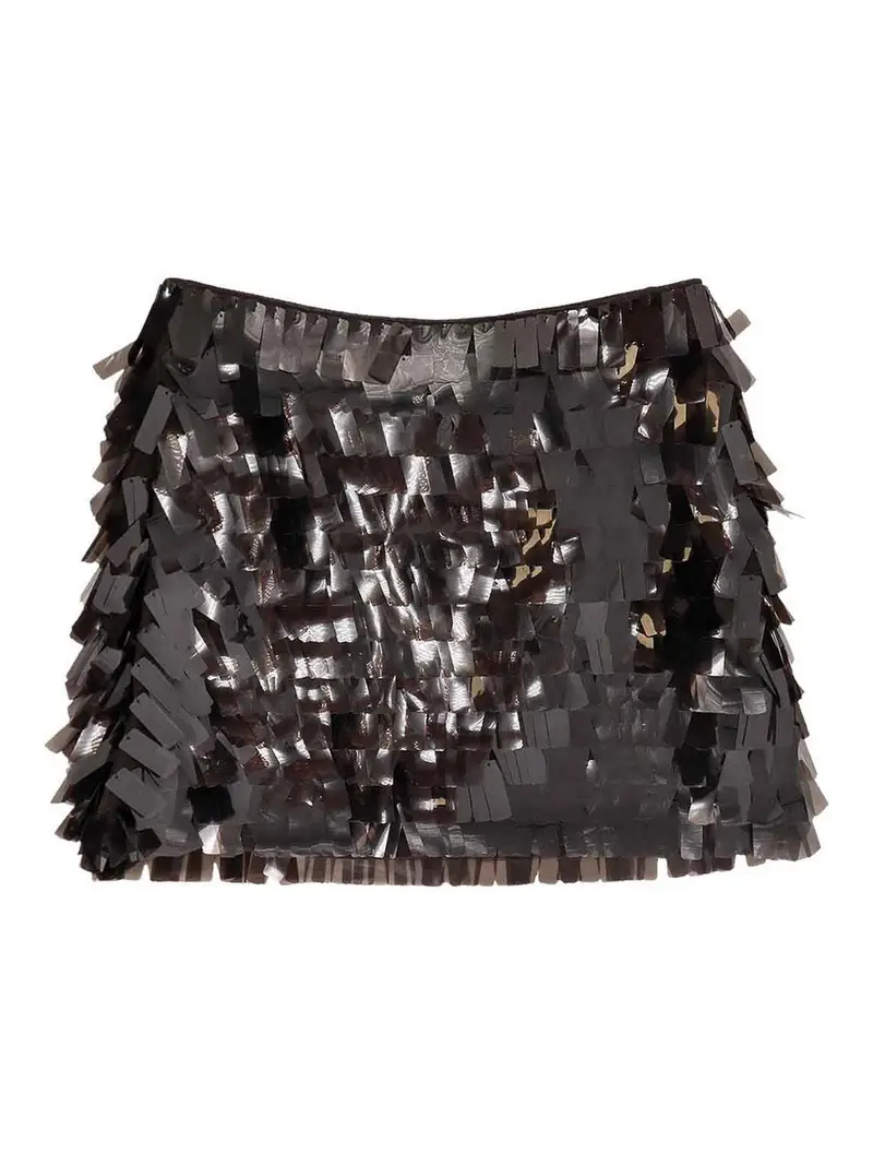 Skirt Color Carne E Neutri