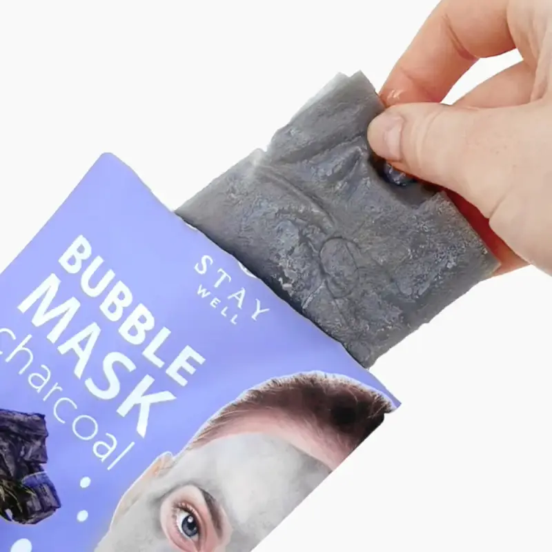 Mask Deep Cleansing Bubble Mask - CHARCOAL - Maschera viso purificante miniatura 2
