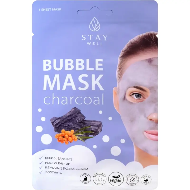 Mask Deep Cleansing Bubble Mask - CHARCOAL - Maschera viso purificante