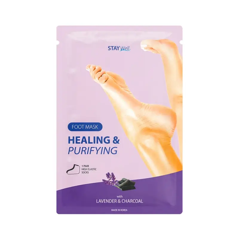 Mask Healing & Purifying Foot Mask CHARCOAL - Crema piedi