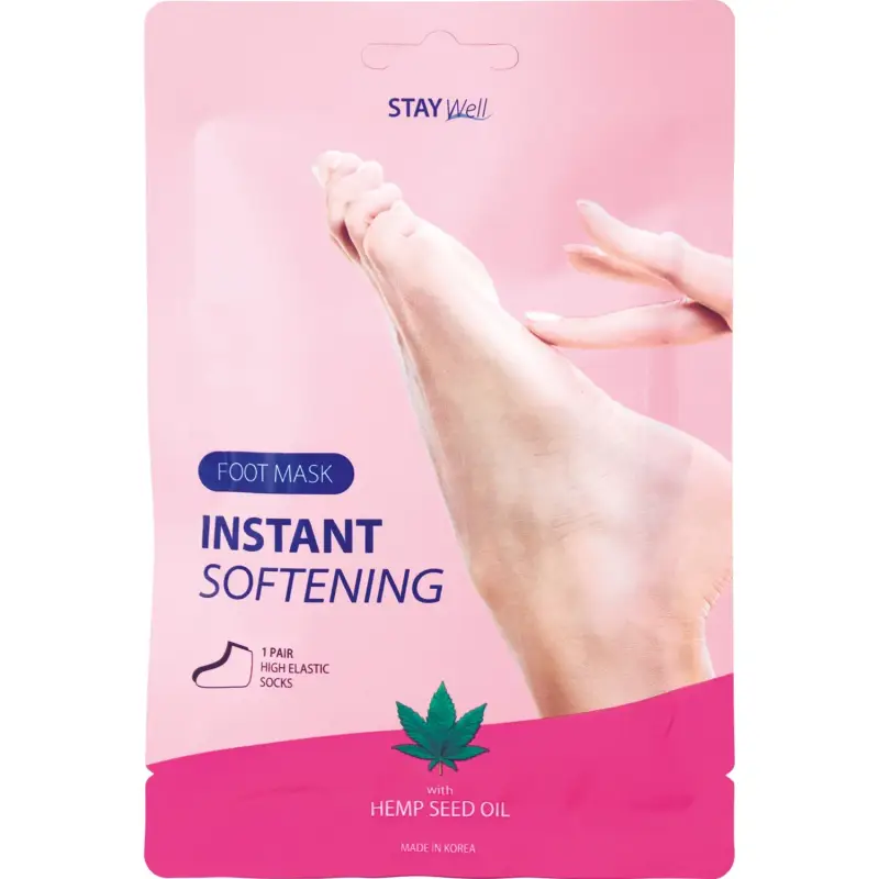 Mask Instant Softening Foot Mask HEMP SEED - Crema piedi