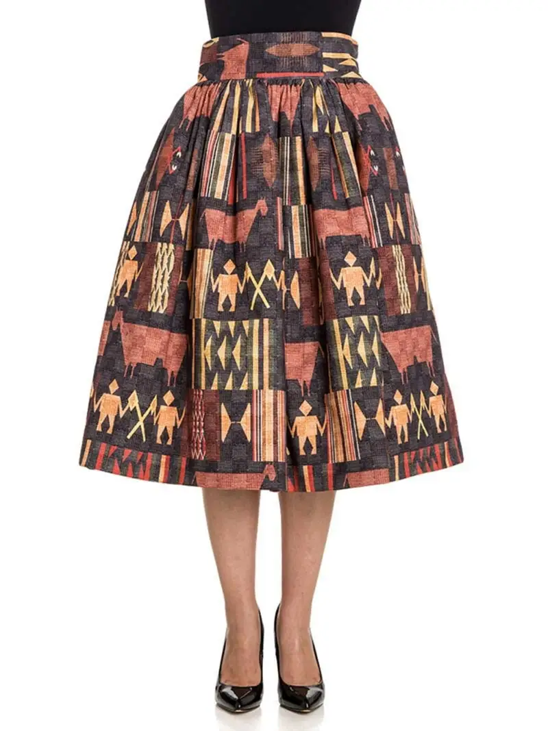 Gonna svasata Multicolore