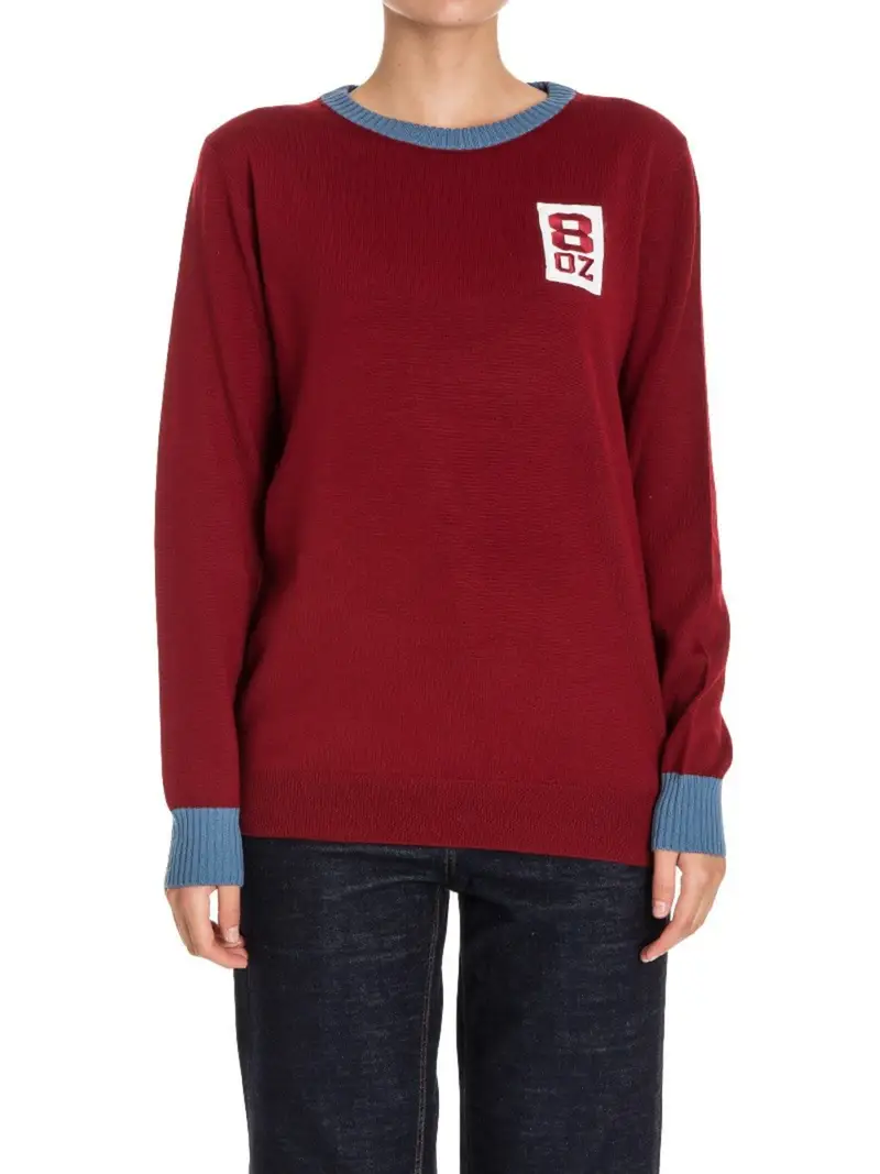 Maglia in lana Rosso