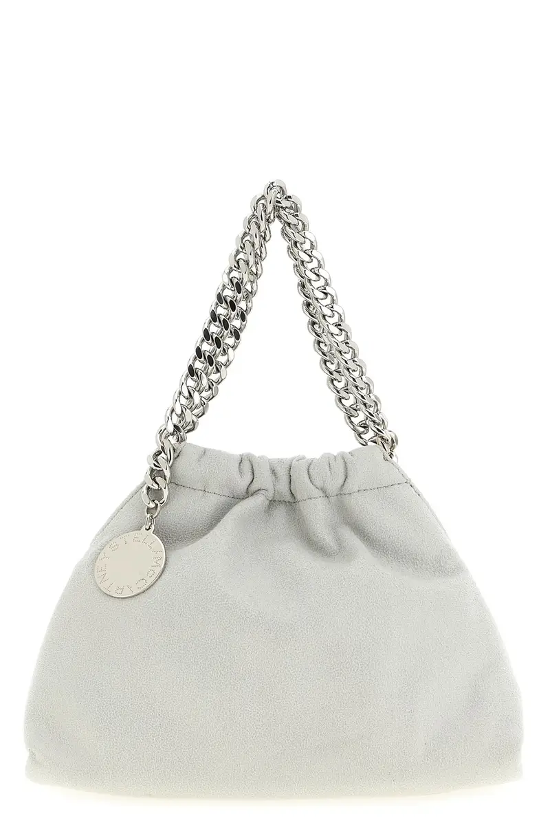 Borsa A Mano Falabella Mini Drawstring Grigio