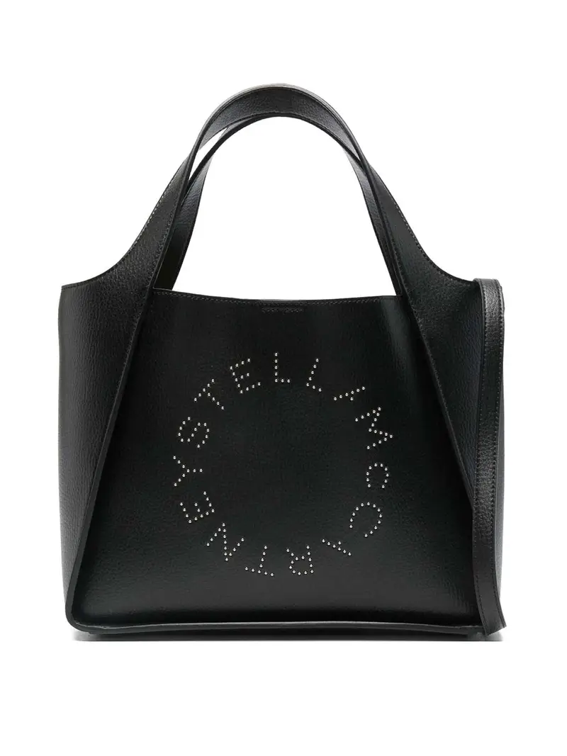 Borsa tote con logo Stella Nero