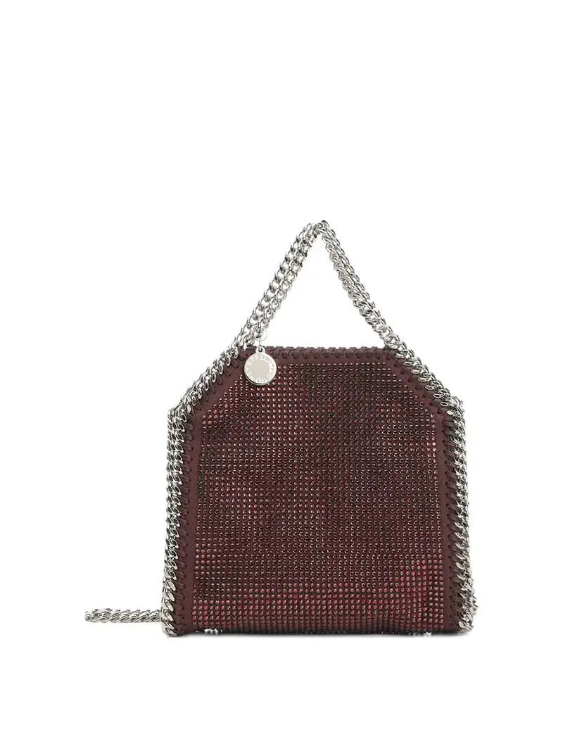 Borsa Tote Falabella Con Stras Rosso