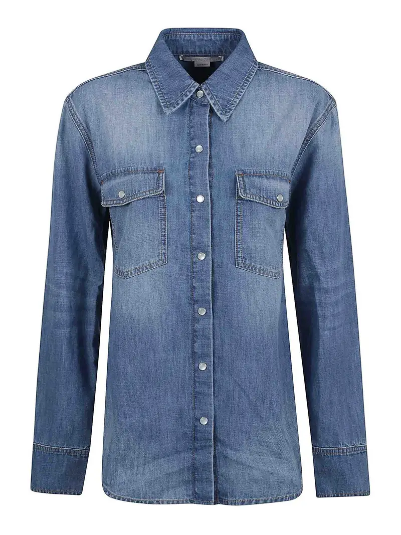 Camicia di denim Blu