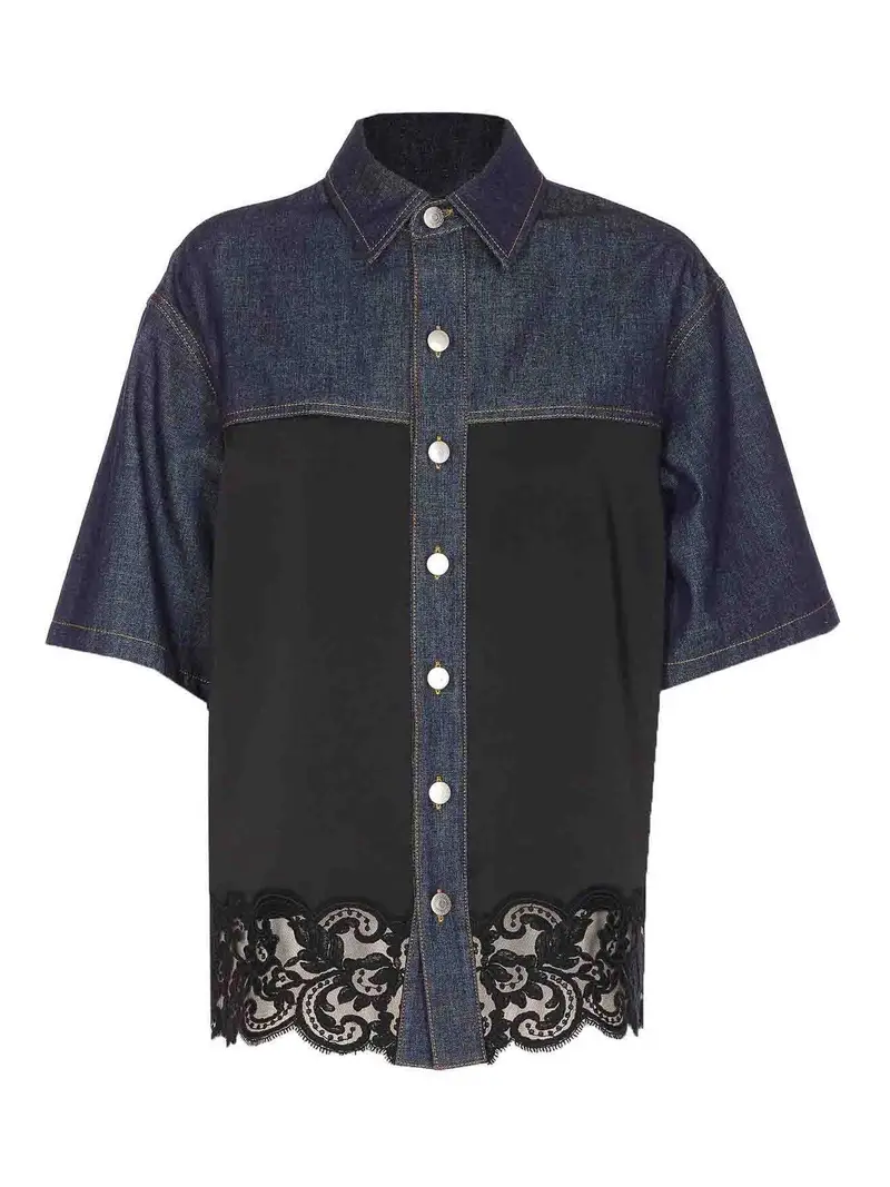 Camicia In Denim Blu