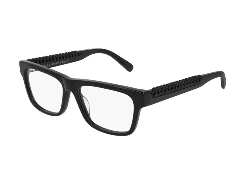 Stella McCartney Donna SC0222O 001 Montature da vista outlet Acetato Nero  Squadrata