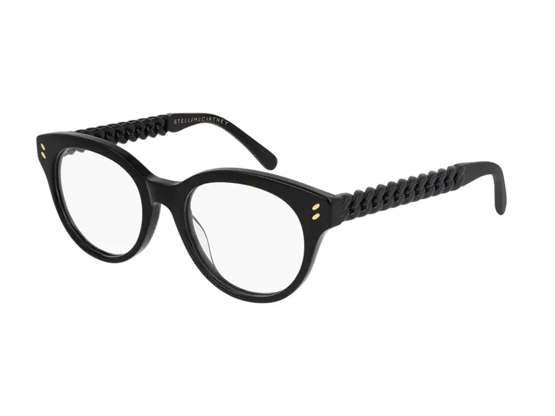 Stella McCartney Donna SC0245O 001 Montature da vista outlet Acetato Nero  Rotonda