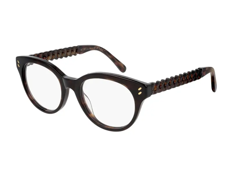 Stella McCartney Donna SC0245O 002 Montature da vista outlet Acetato Havana  Rotonda