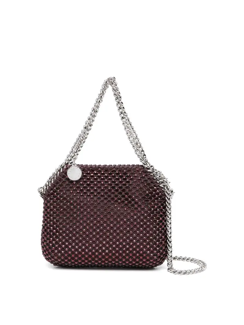 Falabella Crystal Mini Tote Rosso Scuro