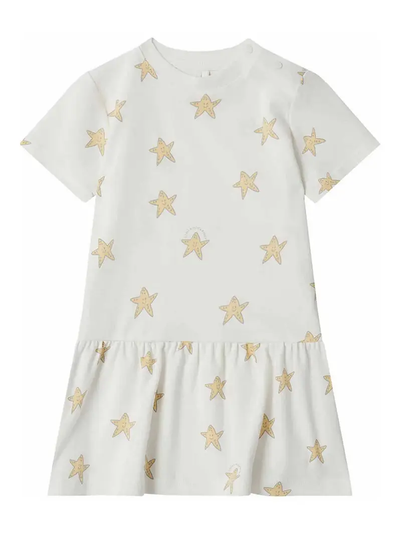 Abito in Jersey Bianco