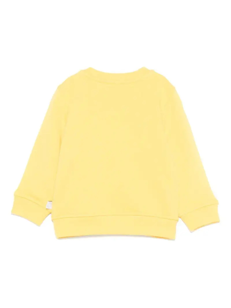 Felpa Giallo Chiaro con Stampa Grafica miniatura 3