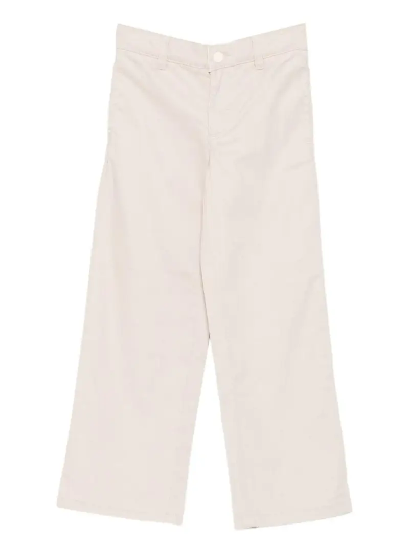 Pantaloni Beige con Stampa Cuori