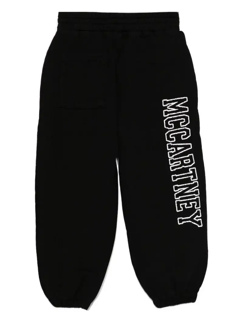 Pantaloni Sportivi con Logo per Bambini Nero miniatura 3