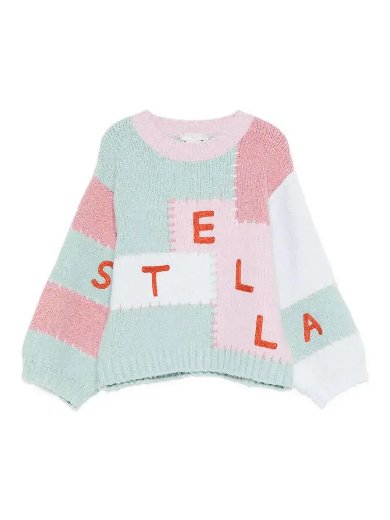 Pull Con Logo Multicolore