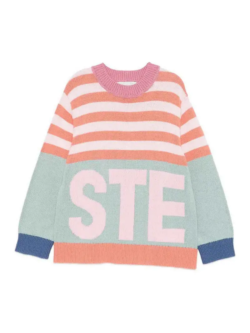 Pull Con Logo Multicolore