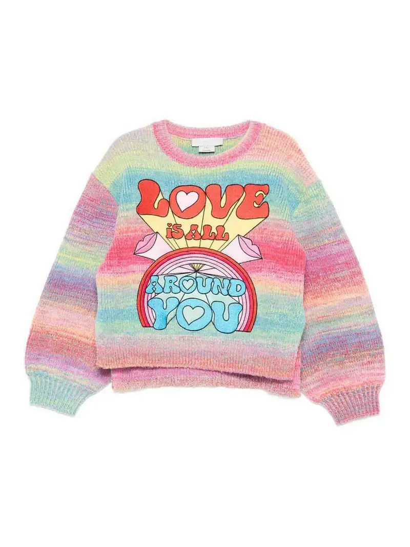 Pull Con Ricamo Multicolore