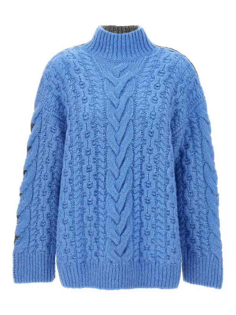 Maglione Bicolore Multicolore