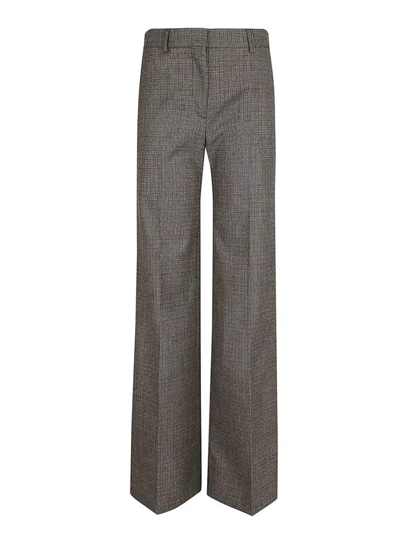 Pantaloni svasati Cammello