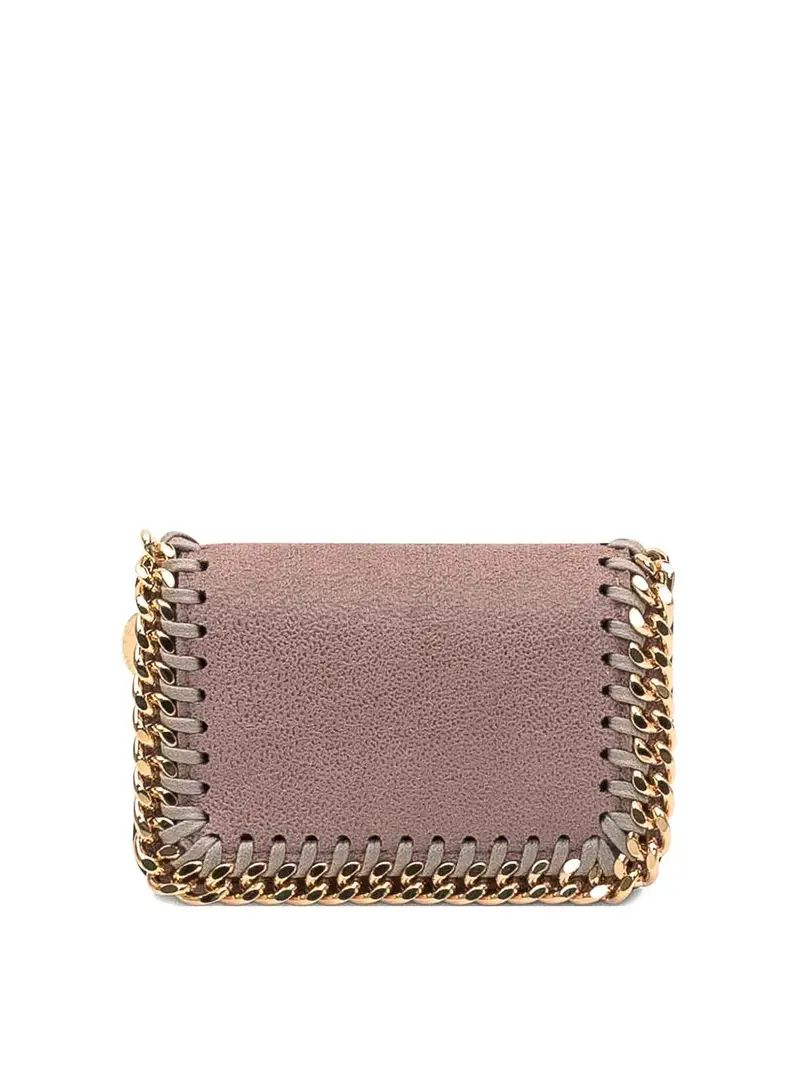 Portafoglio Con Catena Color Carne E Neutri