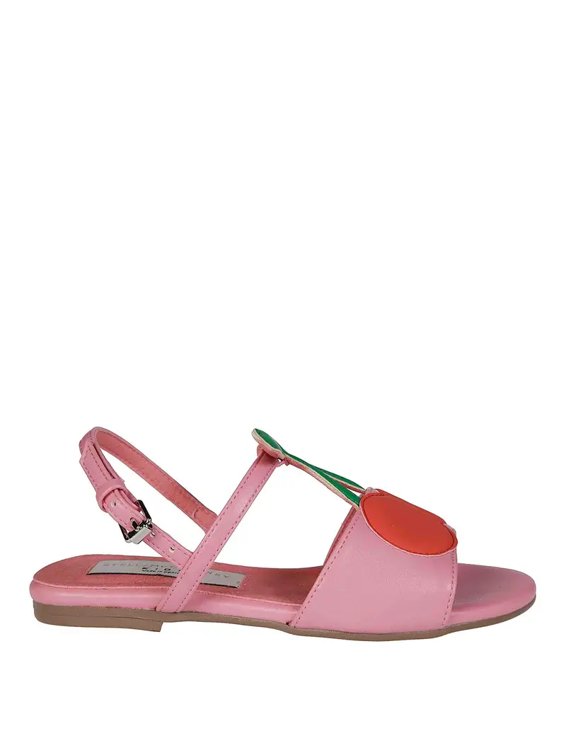 Sandali Con Ciliegie Fucsia