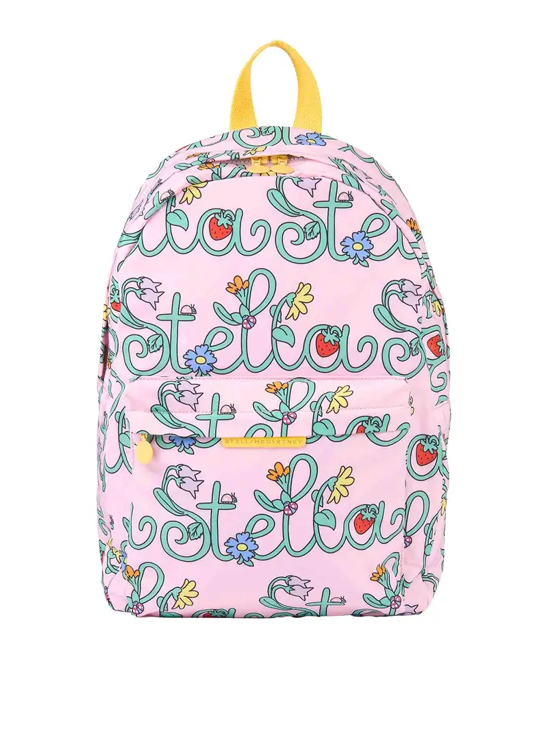 Zaino A Fiori Color Carne E Neutri